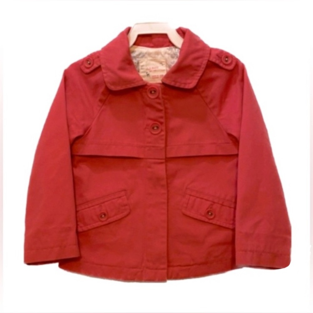Old Navy Girls Lightweight Coral Peacoat, 3t
